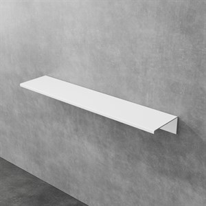 Alufit - væghylde - hvid - længde 60 cm